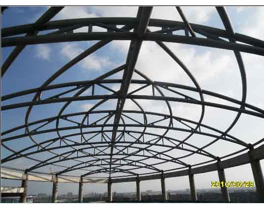 常州中煤朔州宾馆管桁架工程